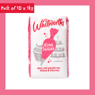 Pack of 10 x Whitworths Icing Sugar 1kg Bags