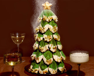 Pistachio Madeleine Christmas Tree