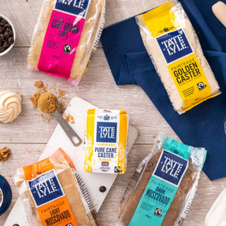 Tate & Lyle bags of sugars laid flat