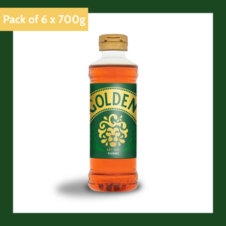 Pack of 6 Lyle's Golden Syrup 700g Pouring Bottle