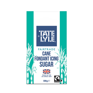 Tate & Lyle Fairtrade Cane Fondant Icing Sugar packaging on a white background