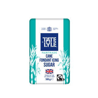 Tate & Lyle Fairtrade Cane Fondant Icing Sugar packaging on a white background