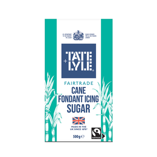 Tate & Lyle Fairtrade Cane Fondant Icing Sugar packaging on a white background
