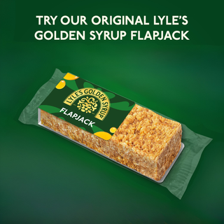 Lyle's Golden Syrup flapjack in its packaging