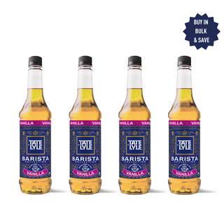 4 bottles of Tate & Lyle Vanilla Syrups