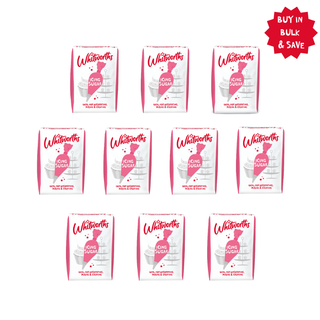 Multiple packets of Whitworths icing sugar on a white background with a 'Buy in Bulk & Save' label.
