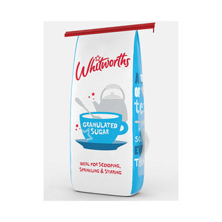 Whitworths Sugar Granulated 5kg Sugar Bag with plastic side handle