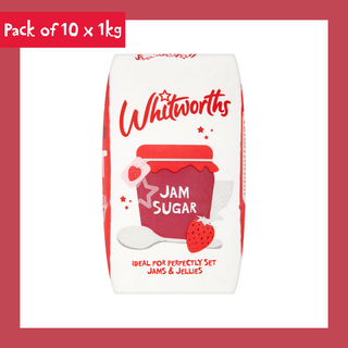 Pack of 10 x Whitworths Sugar Jam 1kg Sugar Bag